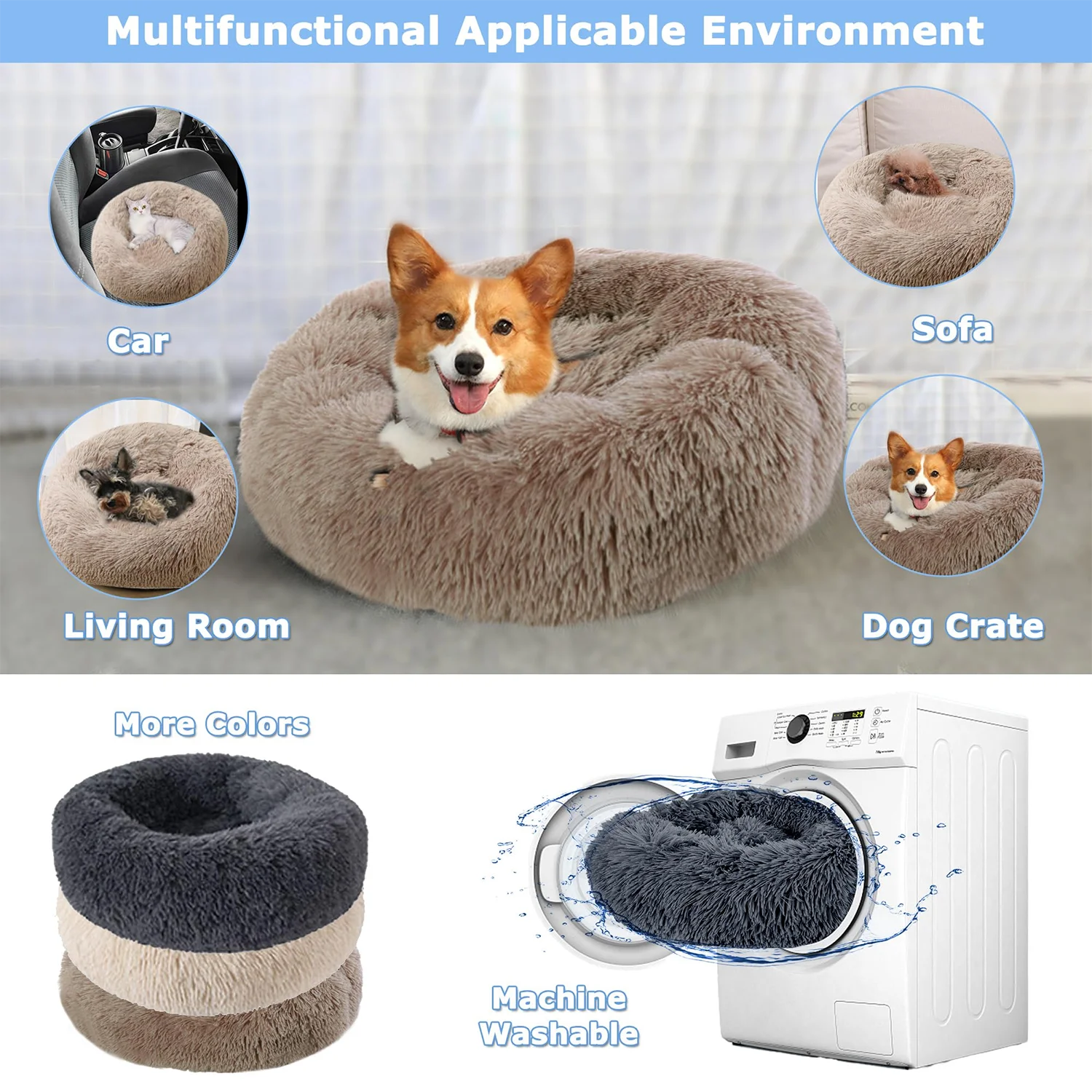 Calming Donut Bed - Premium